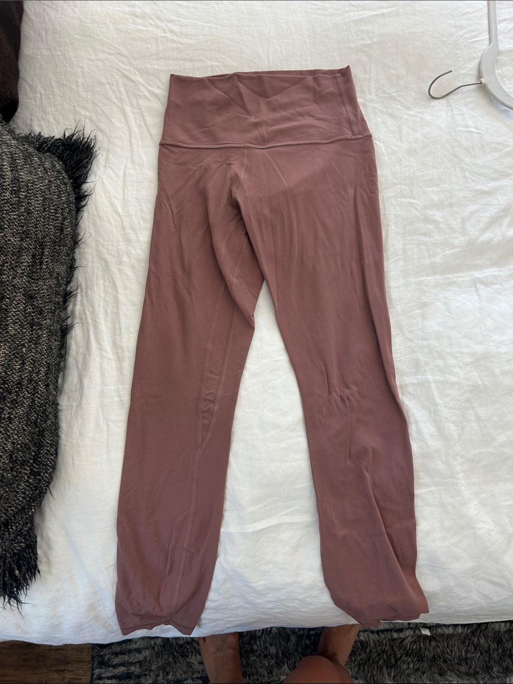 High-Rise Dusty Mauve Yoga Leggings